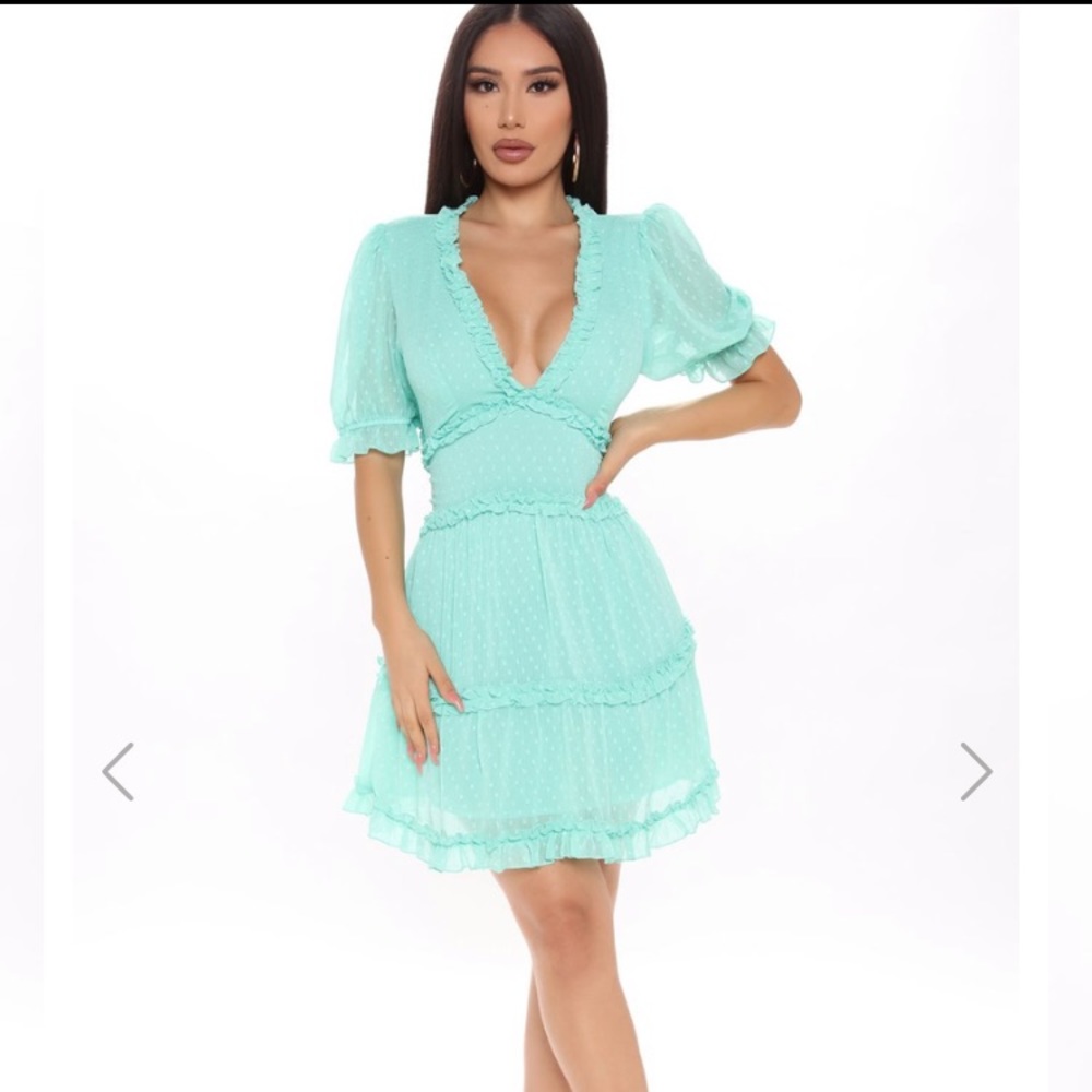 Got you in my zone ruffled mini dress 👗